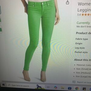 Green Jeggings